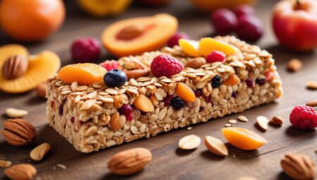 Enerji Dolu Meyvelerle Zenginleştirilmiş Granola Bar