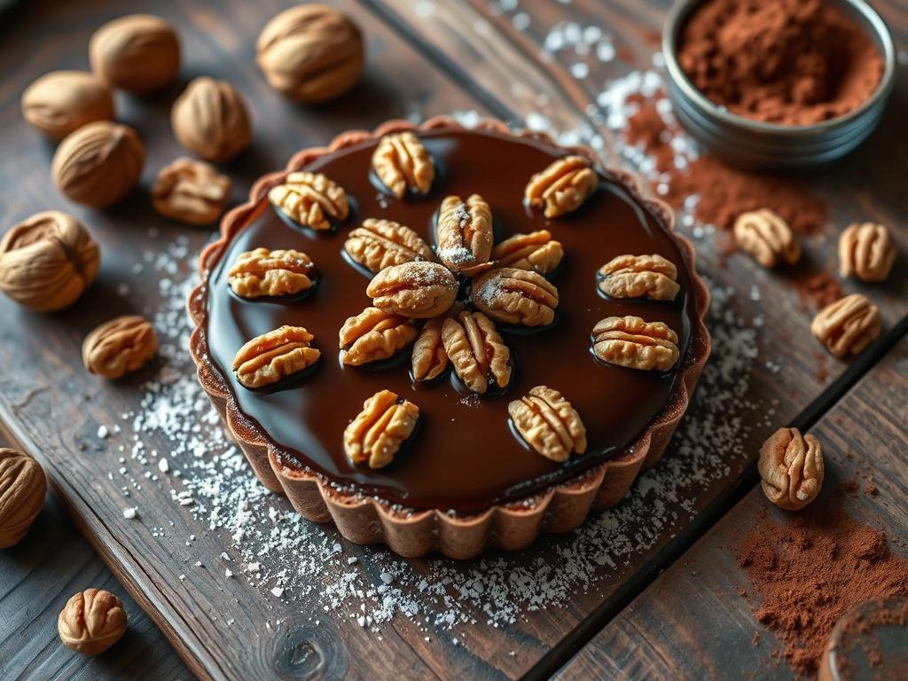 cikolatali parlak cevizli tart tarifi u49BEnYj