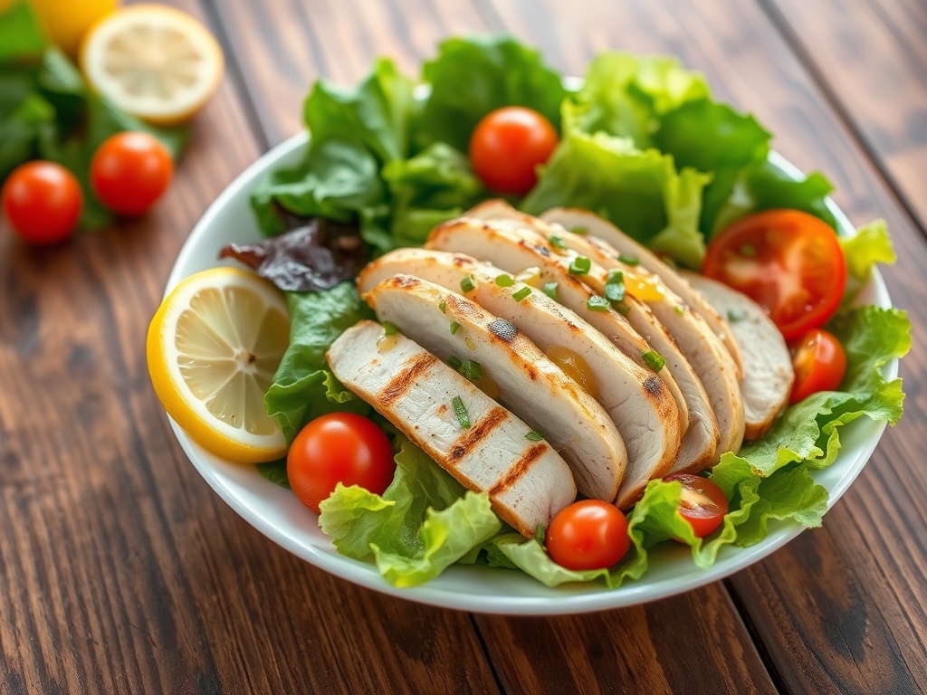 Limonlu Tavuk Salatasının Besin Değerleri