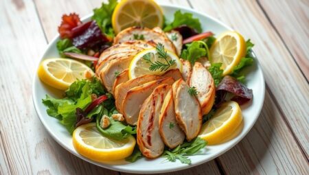 Limonlu Tavuk Salatası Tarifi