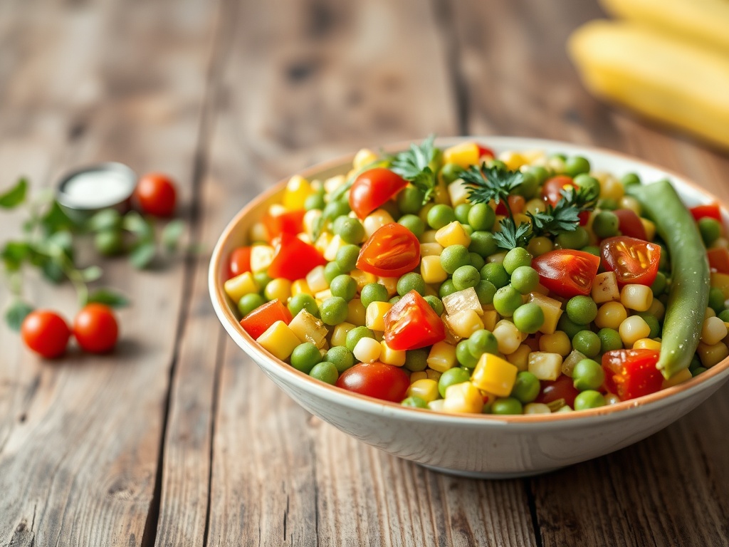 Mısır ve Bezelye: Renkli Bir Salatanın Kahramanları!