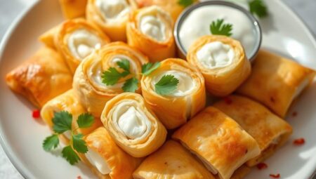 Peynirli Rulo Börek  Tarifi