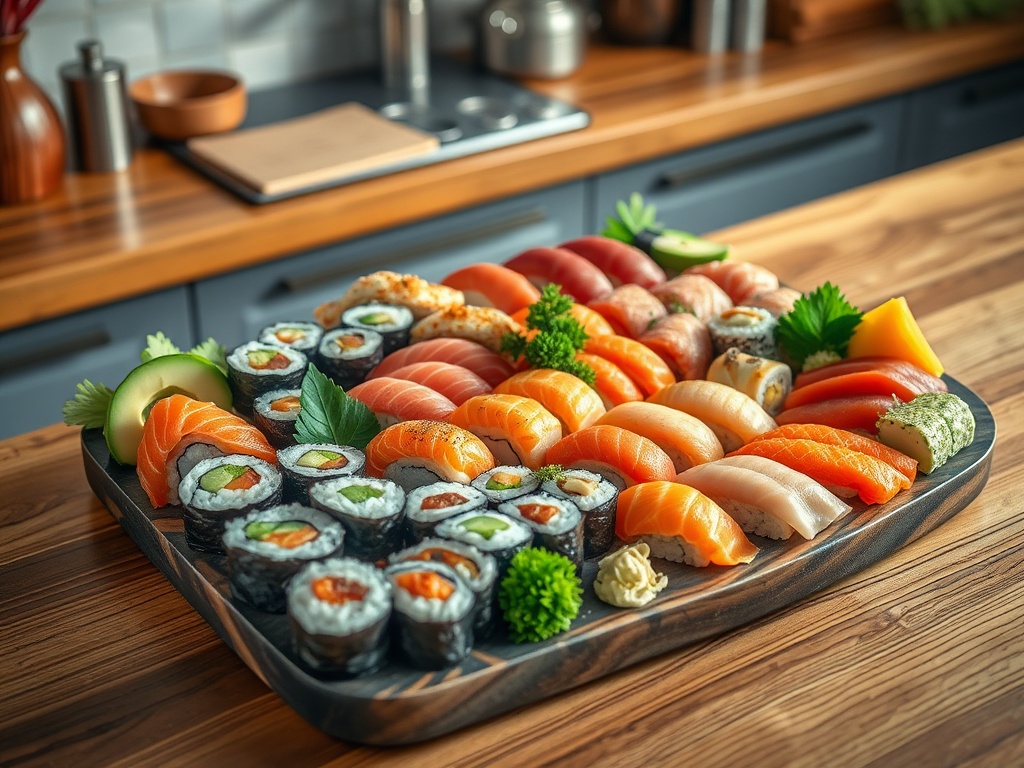 Sushi Zamanı: Mutfakta Sihirli Anlar!