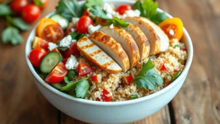 Tavuklu Kinoa Salatası