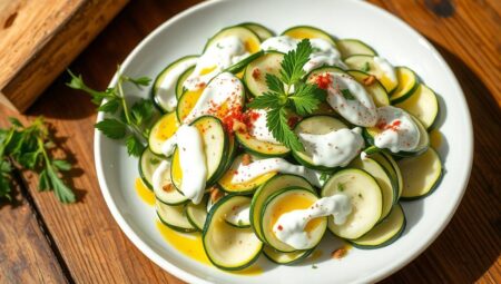 Yoğurtlu Kabak Salatası